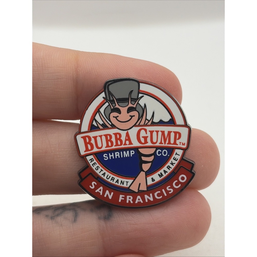 Bubba Gump Shrimp Company San Francisco Restaurant & Market Lapel Hat Pin